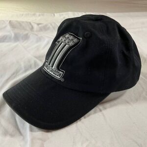 Harley Davidson #1 Logo Baseball Cap Cartersville, GA OS Black Biker Motorcycle
